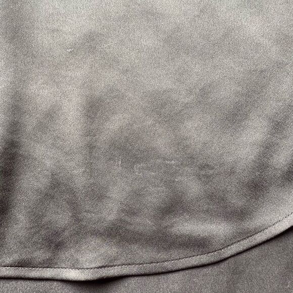 🔃Cache Black V Neck Faux Leather Sleeveless Tank Top - Picture 4 of 7